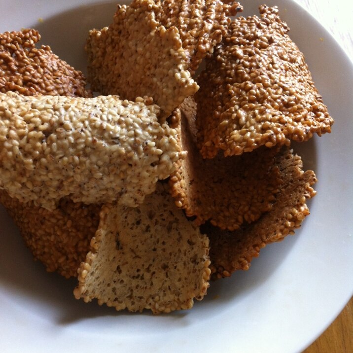 ごま大量消費‼︎胡麻チュイール